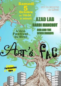 Affiche Festival Art é Fac 2013