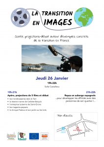 Affiche soirée ouverte Filmer Demain